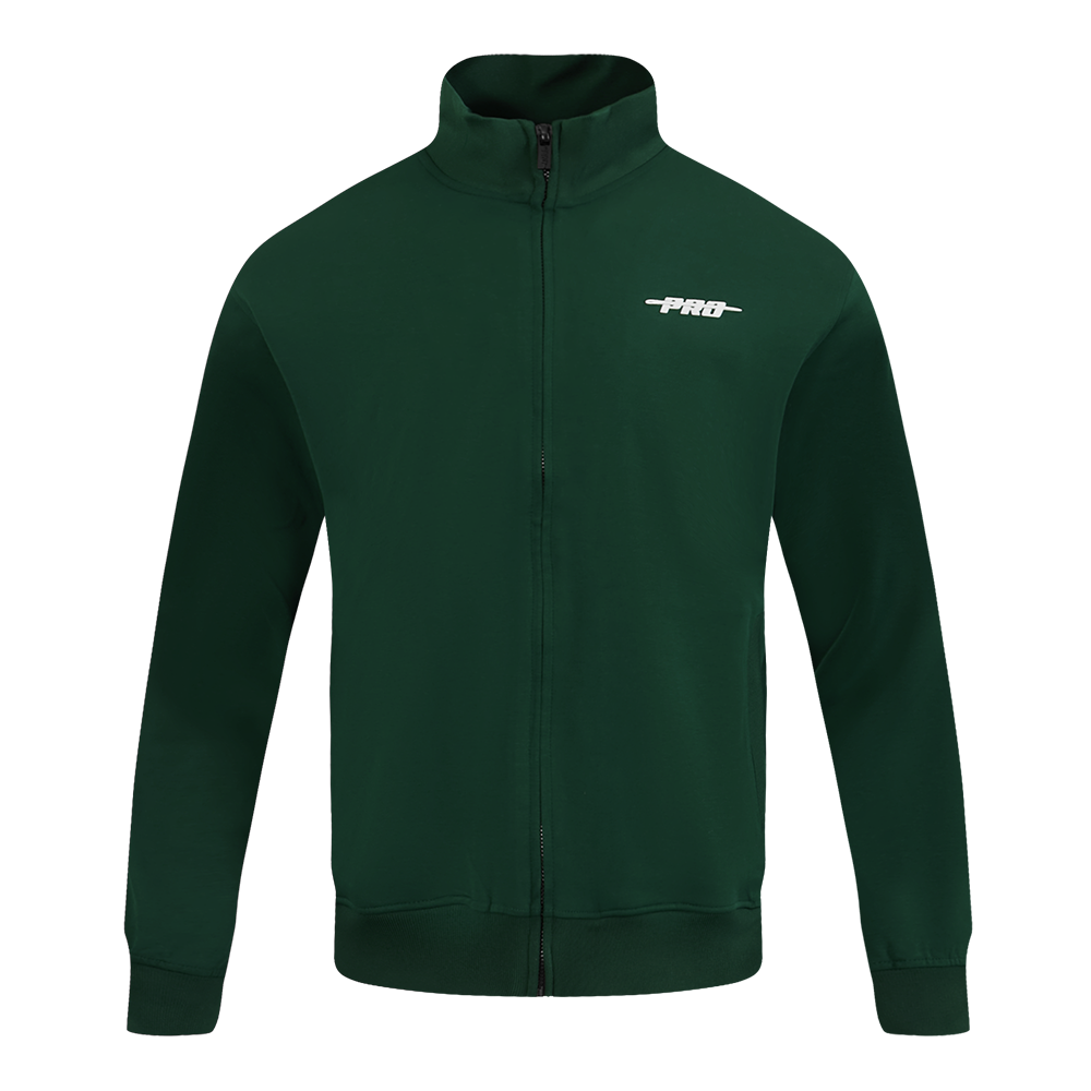 PRO STANDARD CLASSIC MEN'S DBL KNIT TRACK JACKET (FOREST GREEN)