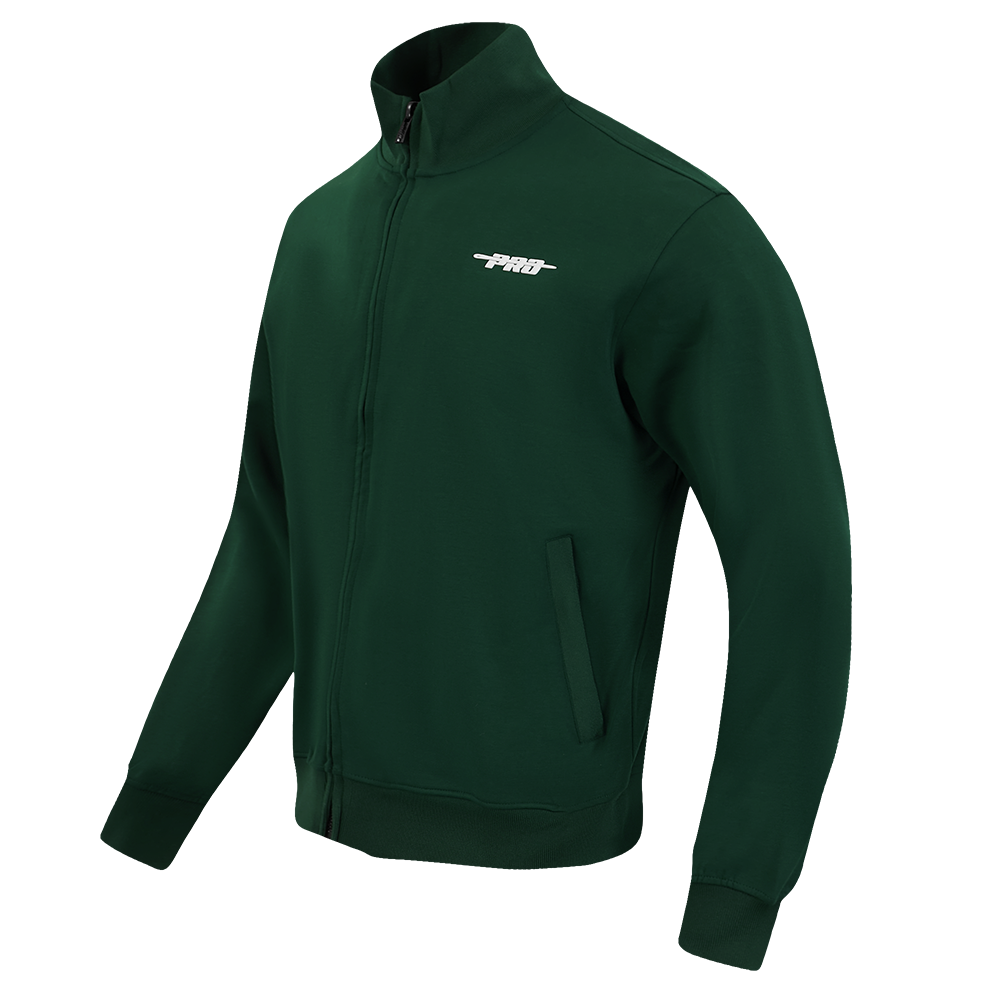PRO STANDARD CLASSIC MEN'S DBL KNIT TRACK JACKET (FOREST GREEN)