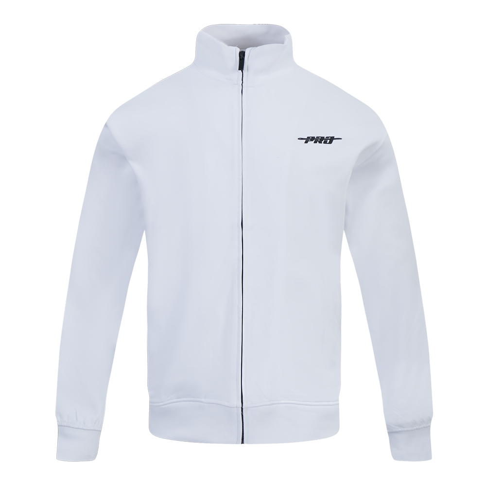 PRO STANDARD CLASSIC MEN'S DBL KNIT TRACK JACKET (WHITE)