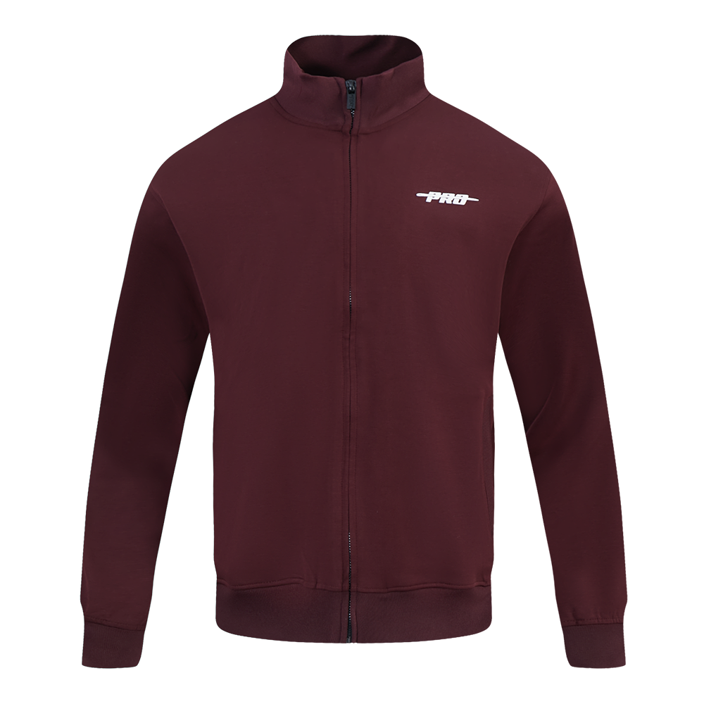 PRO STANDARD CLASSIC MEN'S DBL KNIT TRACK JACKET (WINE)