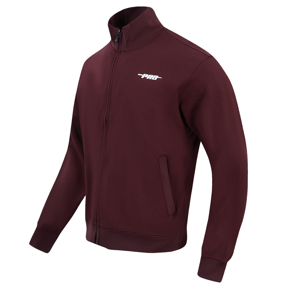 PRO STANDARD CLASSIC MEN'S DBL KNIT TRACK JACKET (WINE)