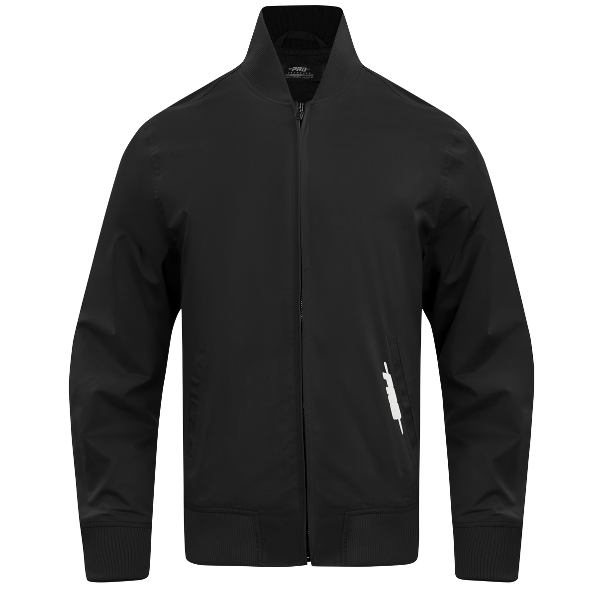 PRO STANDARD CLASSIC CHENILLE BLOUSON EN SERGÉ À LOGO BLANC POUR HOMME (NOIR)