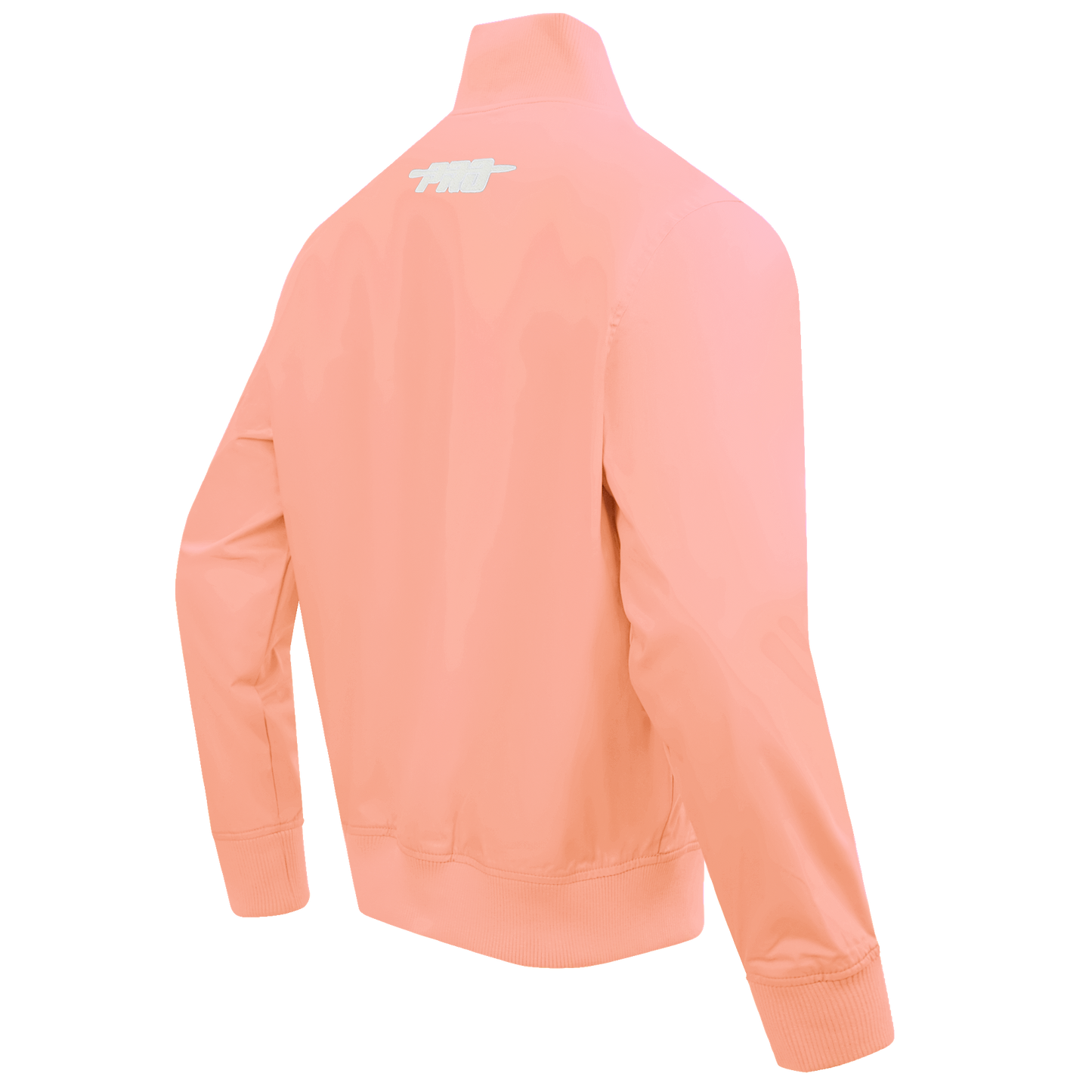 PRO STANDARD CLASSIC CHENILLE WHT LOGO MEN'S TWILL JACKET (GUAVA)