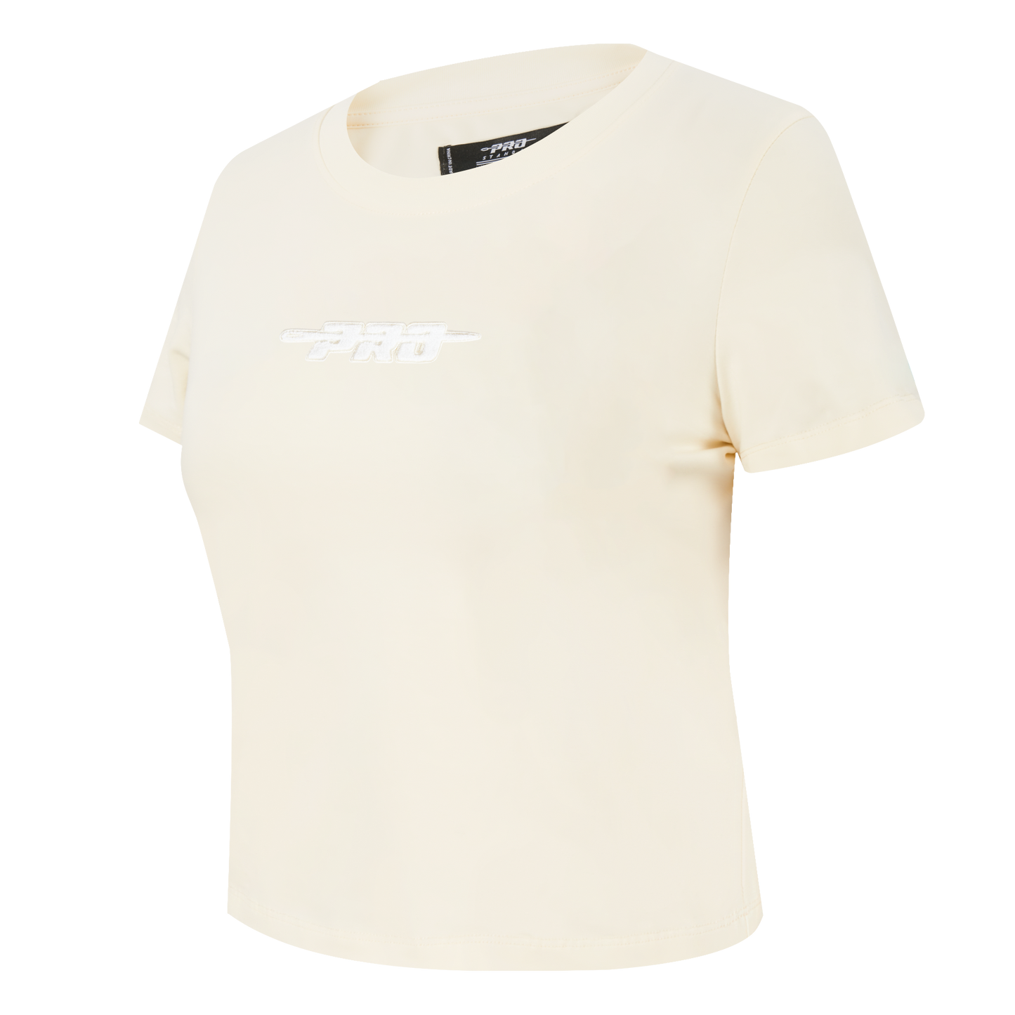 PRO STANDARD CLASSIC CHENILLE WHT LOGO WOMEN'S BABY DOLL TEE (EGGSHELL)