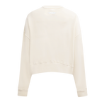 PRO STANDARD CLASSIC CHENILLE WHT LOGO WOMEN'S FLC CREWNECK (EGGSHELL)