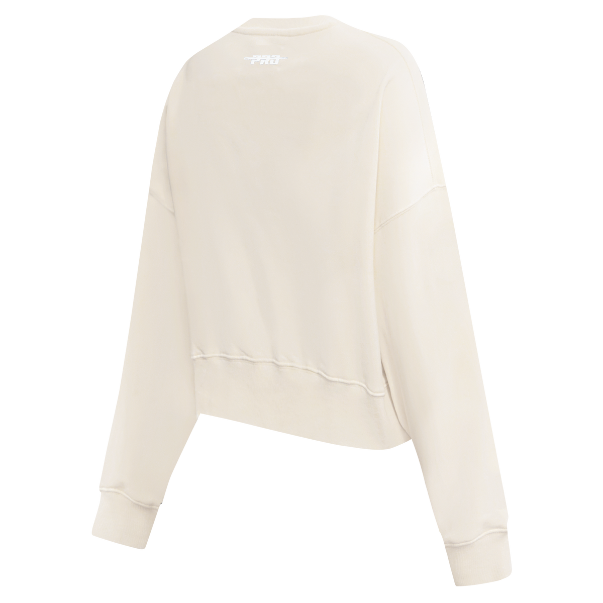 PRO STANDARD CLASSIC CHENILLE WHT LOGO WOMEN'S FLC CREWNECK (EGGSHELL)