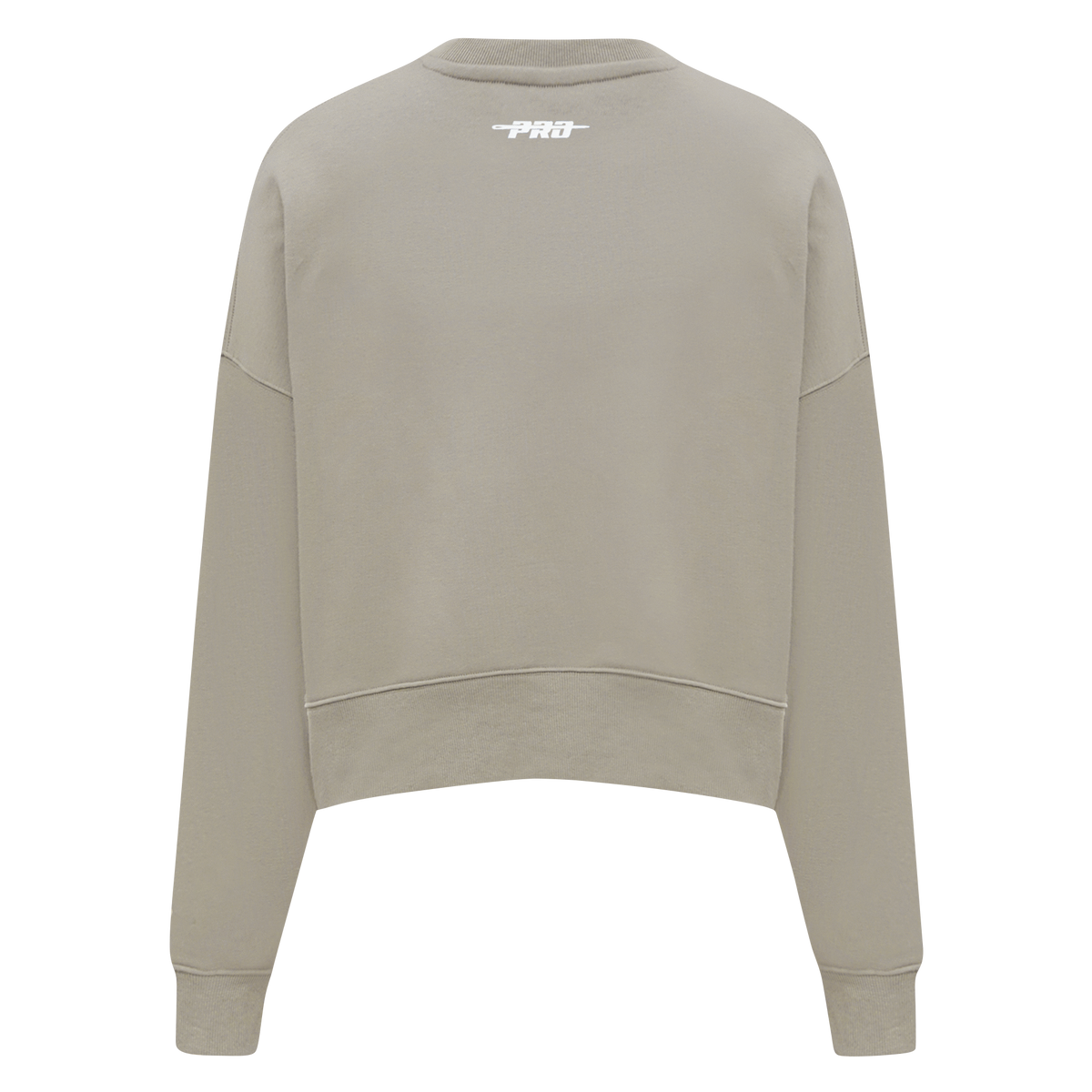 PRO STANDARD CLASSIC CHENILLE CHANDAIL À COL ROND EN MOLLETON À LOGO BLANC POUR FEMME (TAUPE)