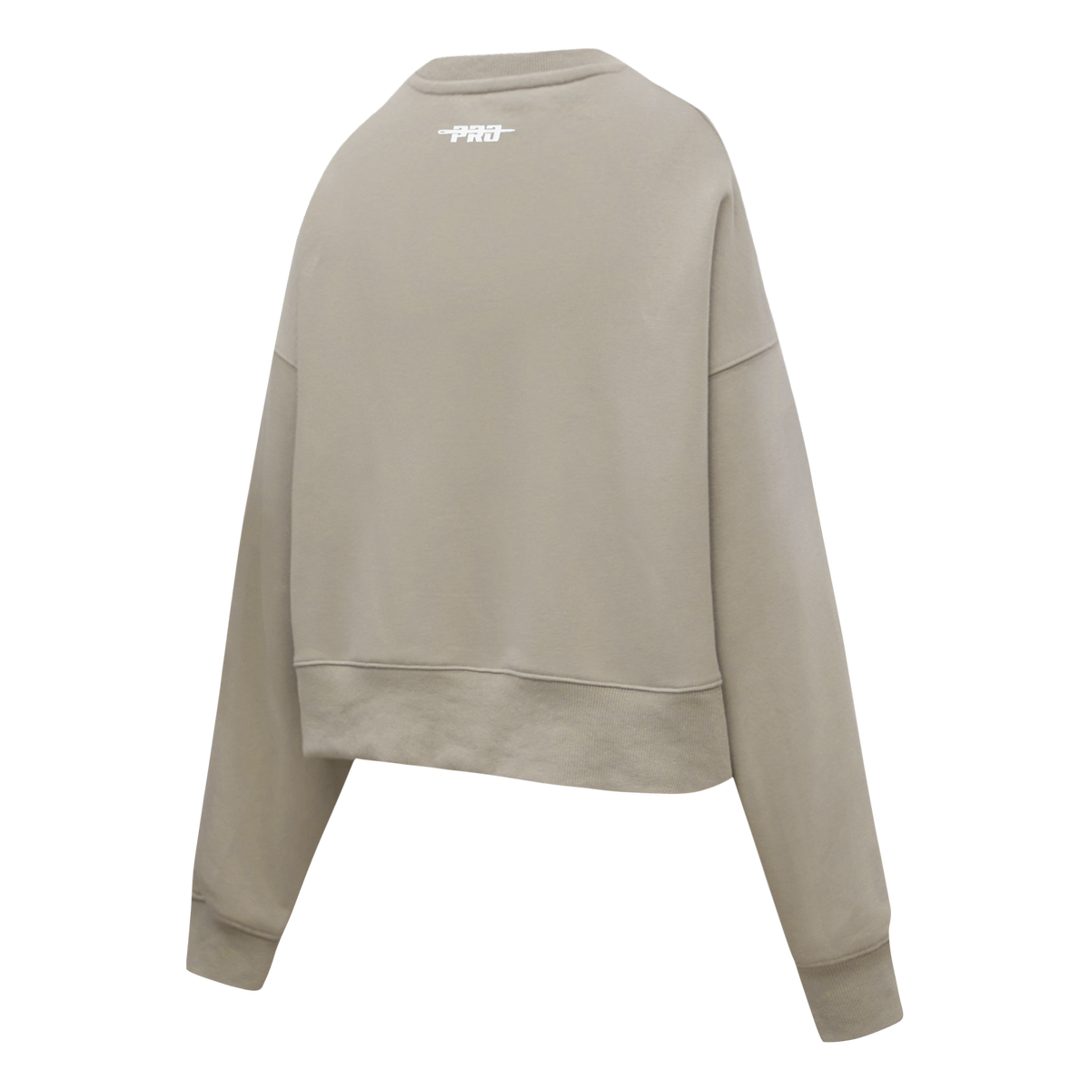 PRO STANDARD CLASSIC CHENILLE CHANDAIL À COL ROND EN MOLLETON À LOGO BLANC POUR FEMME (TAUPE)