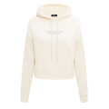PRO STANDARD CLASSIC CHENILLE CHANDAIL À CAPUCHON COURT EN MOLLETON À LOGO BLANC POUR FEMME (COQUILLE D'ŒUF)