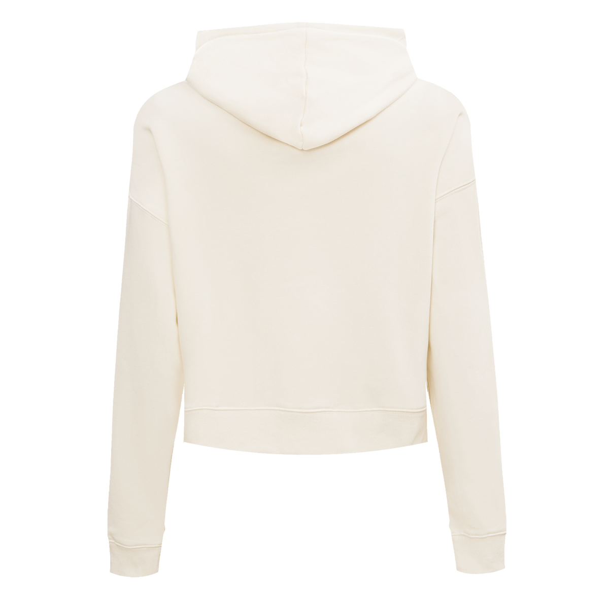 PRO STANDARD CLASSIC CHENILLE CHANDAIL À CAPUCHON COURT EN MOLLETON À LOGO BLANC POUR FEMME (COQUILLE D'ŒUF)
