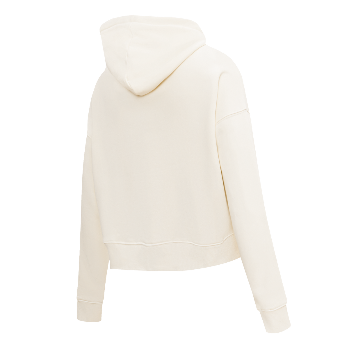 PRO STANDARD CLASSIC CHENILLE CHANDAIL À CAPUCHON COURT EN MOLLETON À LOGO BLANC POUR FEMME (COQUILLE D'ŒUF)