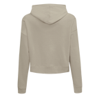 PRO STANDARD CLASSIC CHENILLE CHANDAIL À CAPUCHON COURT EN MOLLETON À LOGO BLANC POUR FEMME (TAUPE)