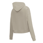 PRO STANDARD CLASSIC CHENILLE CHANDAIL À CAPUCHON COURT EN MOLLETON À LOGO BLANC POUR FEMME (TAUPE)