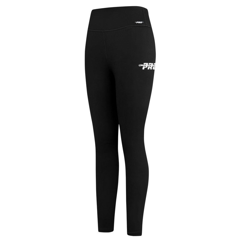 PRO STANDARD CLASSIC CHENILLE LEGGING EN JERSEY À LOGO BLANC POUR FEMME (NOIR)