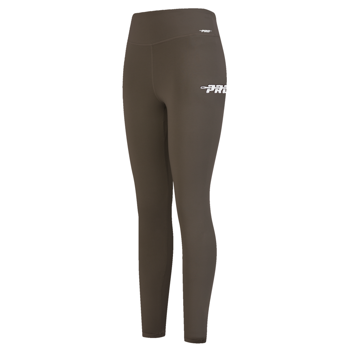 PRO STANDARD CLASSIC CHENILLE LEGGING EN JERSEY À LOGO BLANC POUR FEMME (TAUPE FONCÉ)