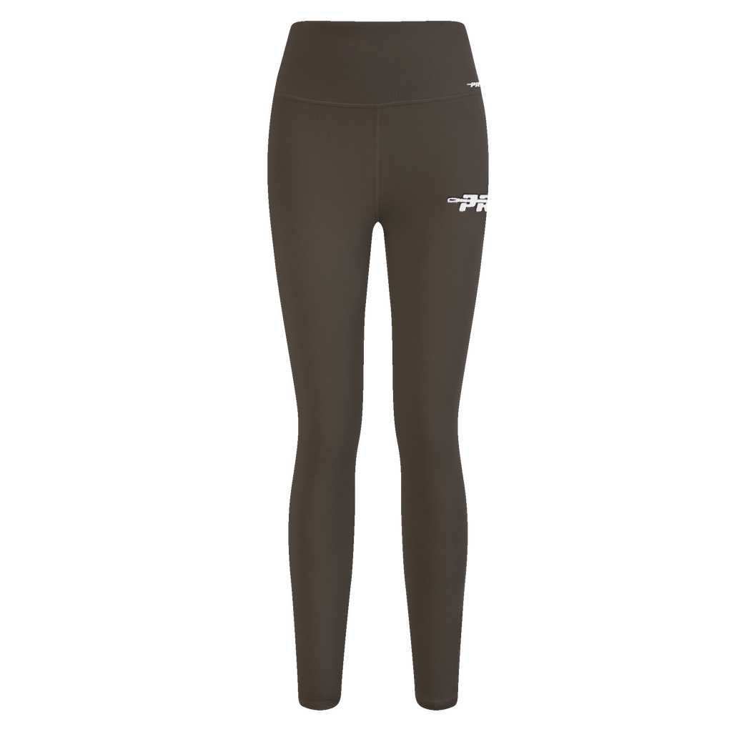 PRO STANDARD CLASSIC CHENILLE LEGGING EN JERSEY À LOGO BLANC POUR FEMME (TAUPE FONCÉ)