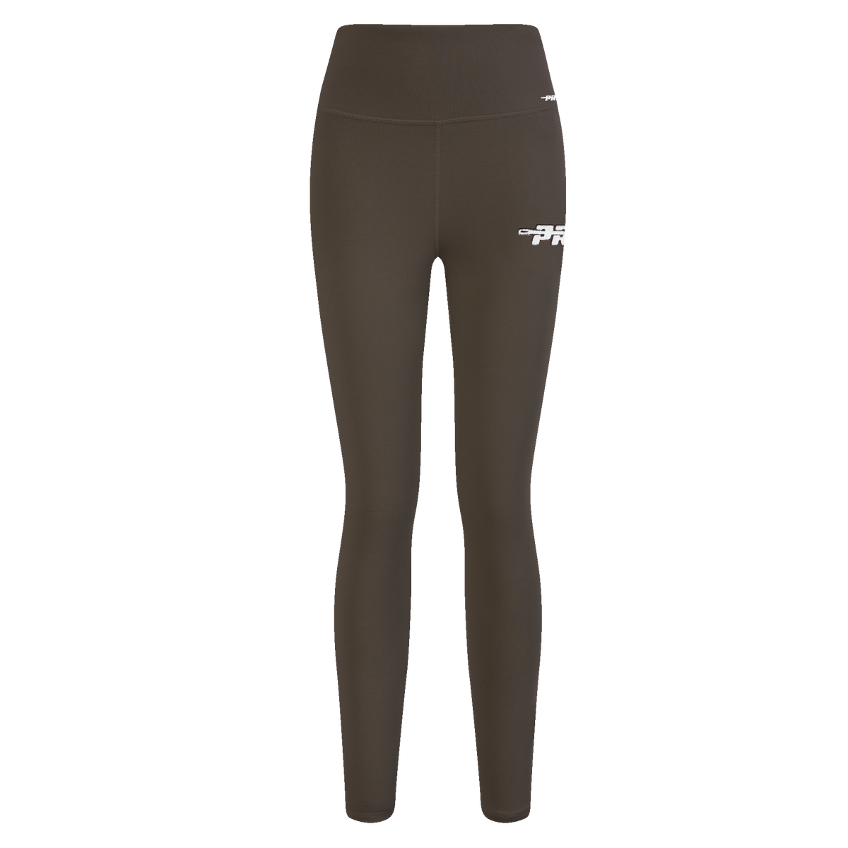 PRO STANDARD CLASSIC CHENILLE LEGGING EN JERSEY À LOGO BLANC POUR FEMME (TAUPE FONCÉ)
