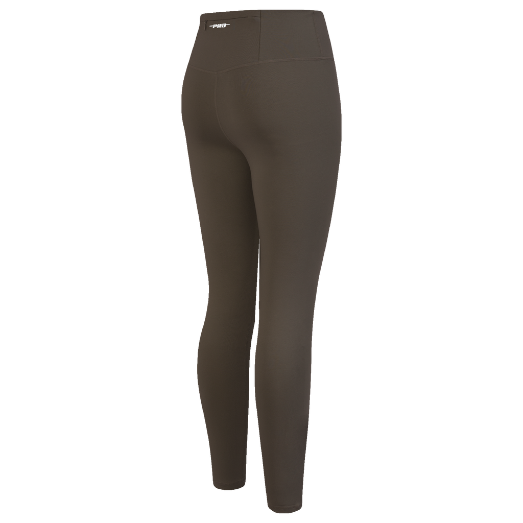 PRO STANDARD CLASSIC CHENILLE LEGGING EN JERSEY À LOGO BLANC POUR FEMME (TAUPE FONCÉ)