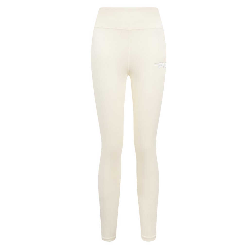 PRO STANDARD CLASSIC CHENILLE LEGGING EN JERSEY À LOGO BLANC POUR FEMME (COQUILLE D'ŒUF)