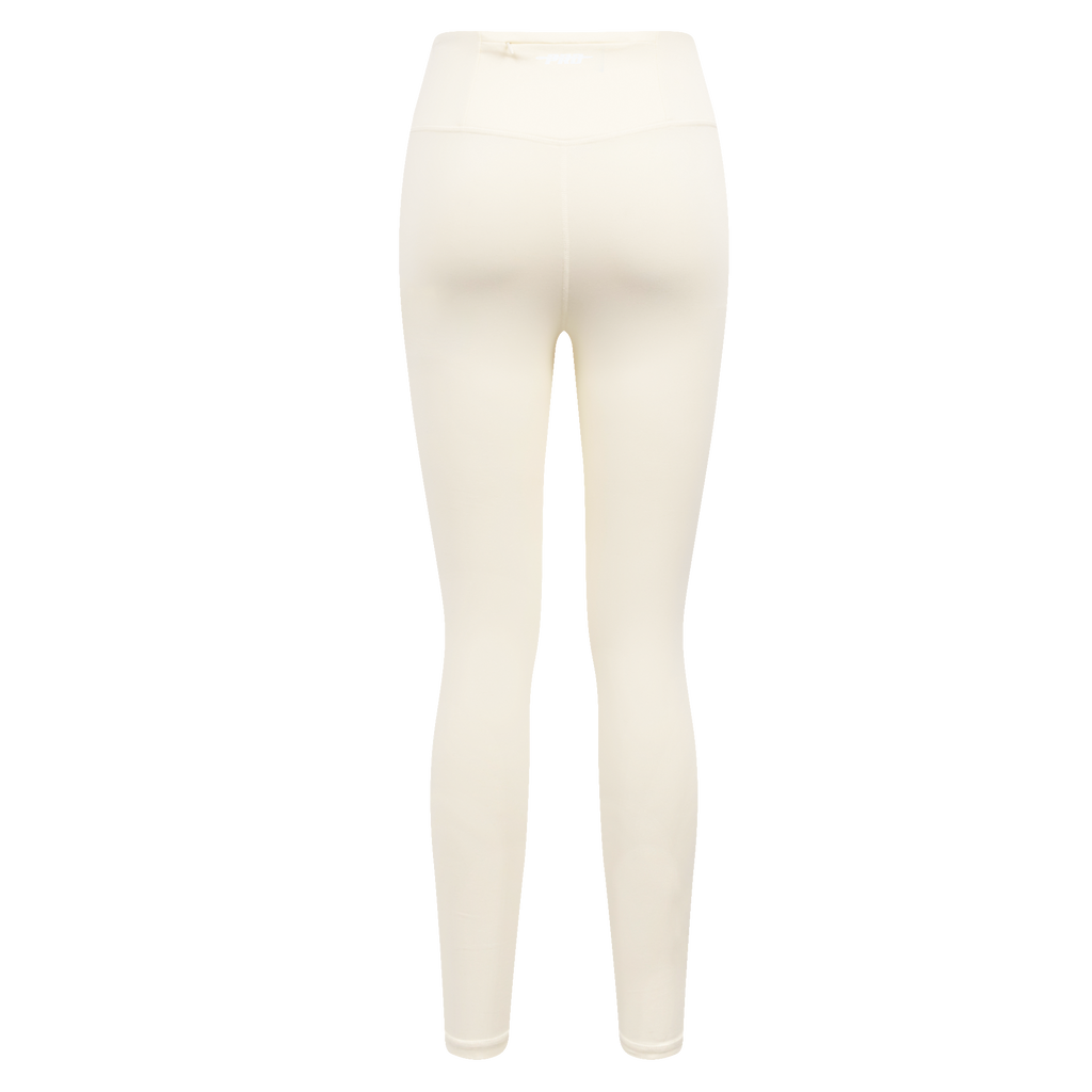PRO STANDARD CLASSIC CHENILLE LEGGING EN JERSEY À LOGO BLANC POUR FEMME (COQUILLE D'ŒUF)