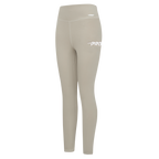 PRO STANDARD CLASSIC CHENILLE LEGGING EN JERSEY À LOGO BLANC POUR FEMME (TAUPE)