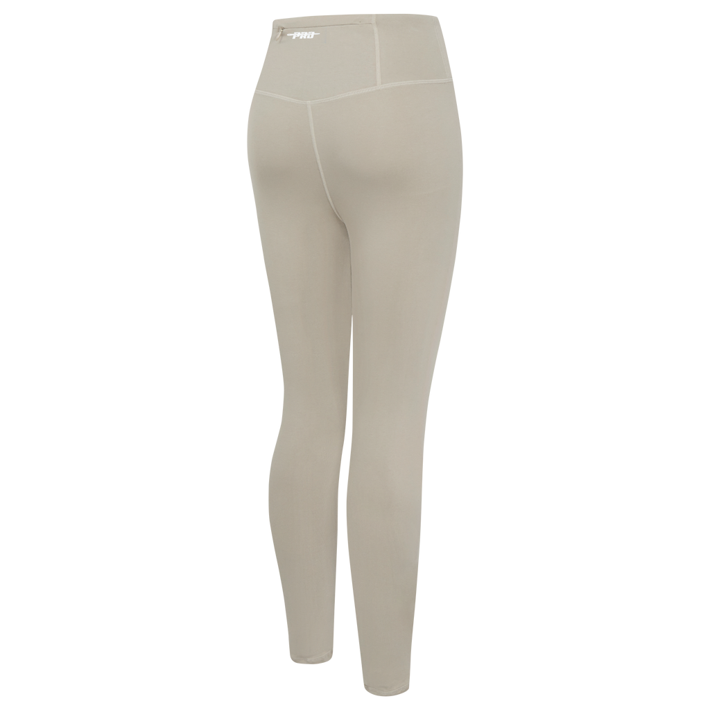 PRO STANDARD CLASSIC CHENILLE LEGGING EN JERSEY À LOGO BLANC POUR FEMME (TAUPE)