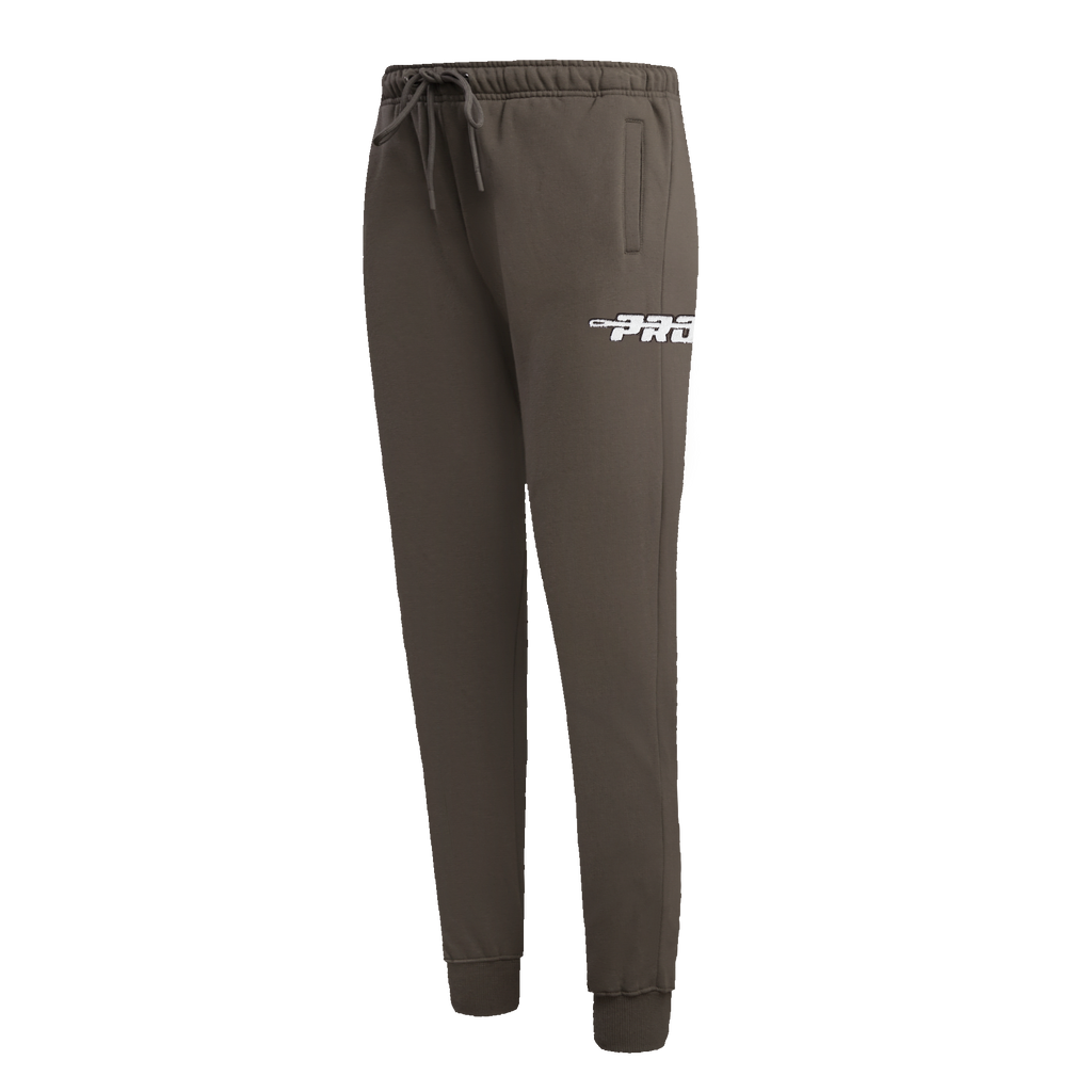 PRO STANDARD CLASSIC CHENILLE WHT LOGO WOMEN'S FLC SWEATPANT (DARK TAUPE)