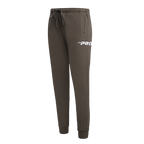 PRO STANDARD CLASSIC CHENILLE WHT LOGO WOMEN'S FLC SWEATPANT (DARK TAUPE)