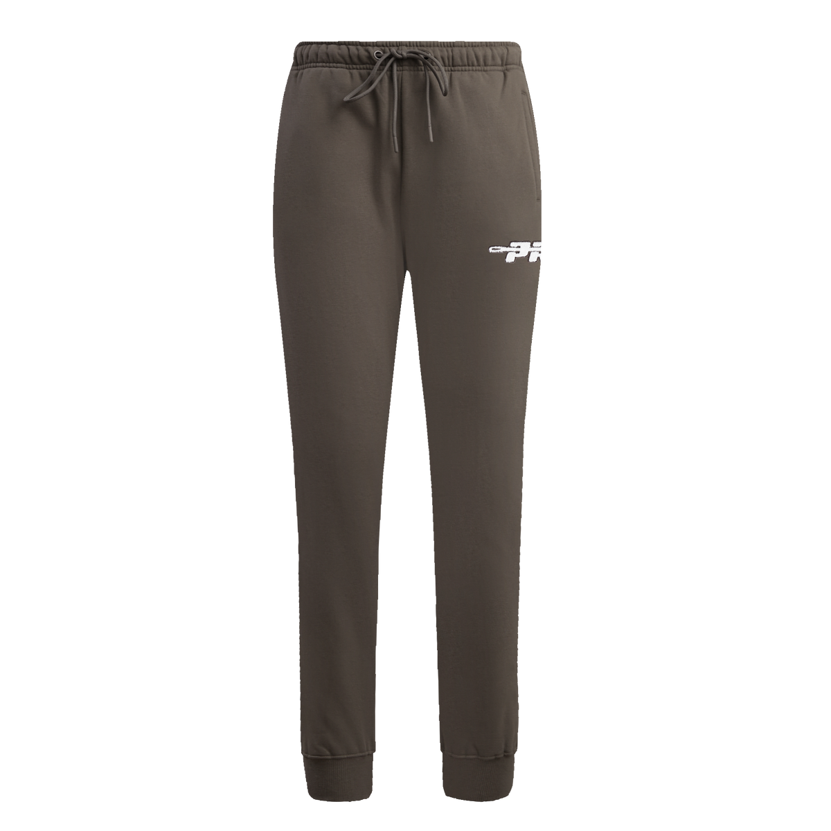 PRO STANDARD CLASSIC CHENILLE PANTALON OUATÉ EN MOLLETON À LOGO BLANC POUR FEMME (TAUPE FONCÉ)