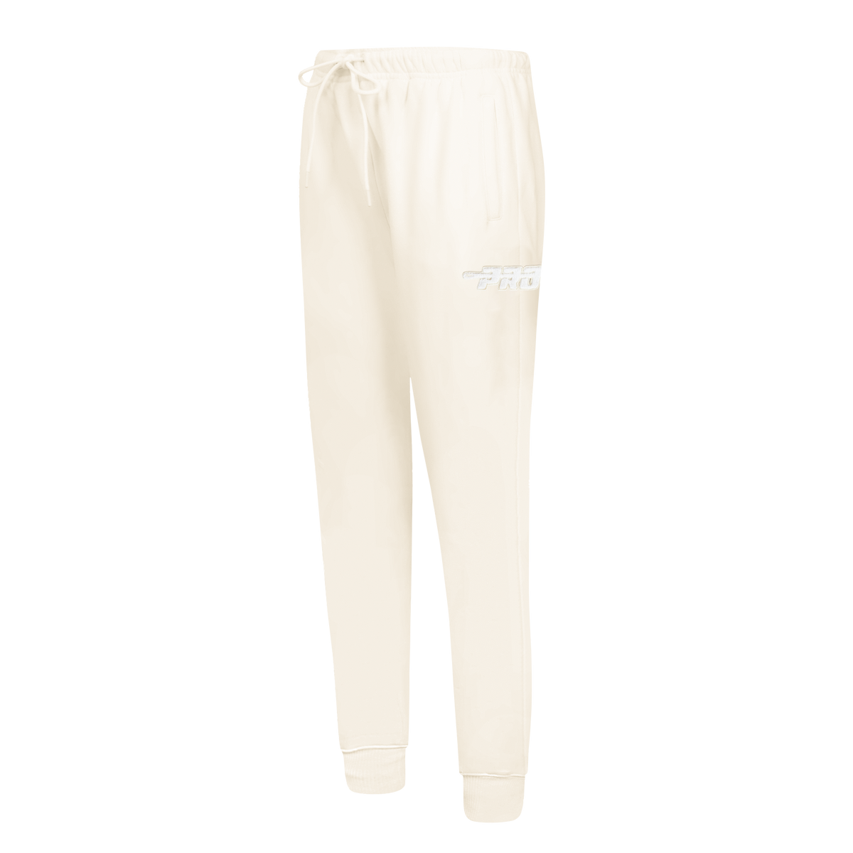 PRO STANDARD CLASSIC CHENILLE PANTALON OUATÉ EN MOLLETON À LOGO BLANC POUR FEMME (COQUILLE D'ŒUF)