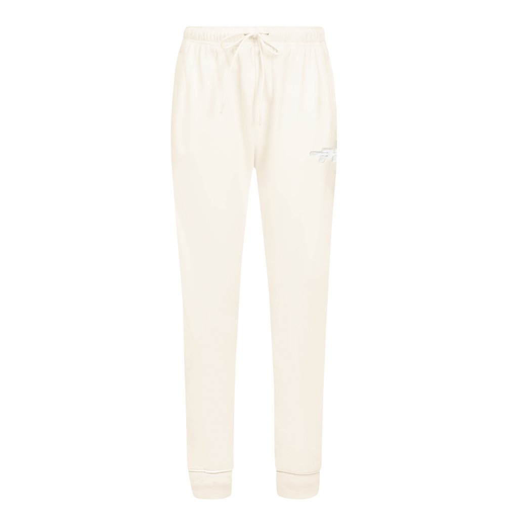 PRO STANDARD CLASSIC CHENILLE PANTALON OUATÉ EN MOLLETON À LOGO BLANC POUR FEMME (COQUILLE D'ŒUF)