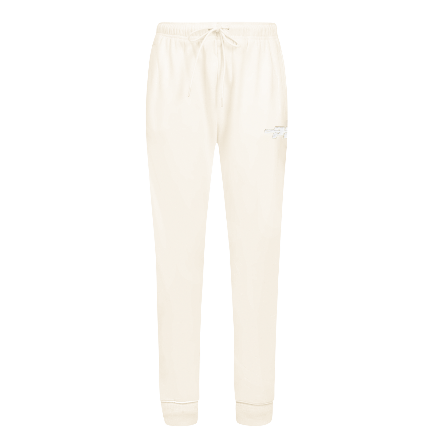 PRO STANDARD CLASSIC CHENILLE WHT LOGO WOMEN'S FLC SWEATPANT (EGGSHELL)
