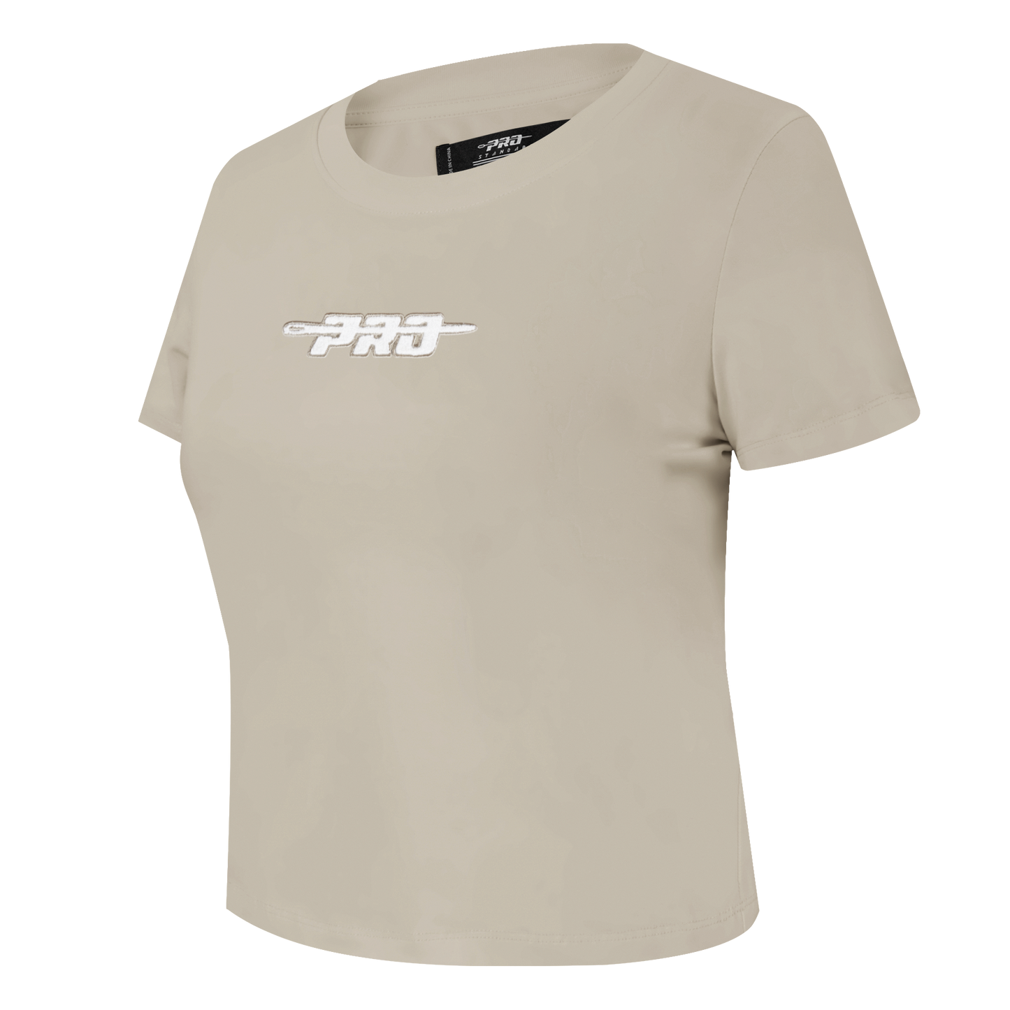 PRO STANDARD CLASSIC CHENILLE WHT LOGO WOMEN'S BABY DOLL TEE (TAUPE)