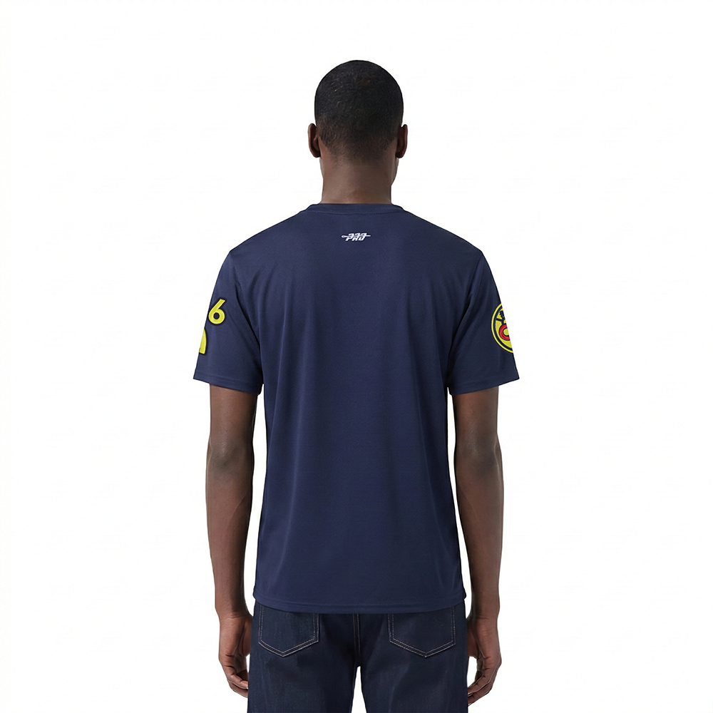 LIGA MX CLUB AMERICA LETTERMAN MEN'S S/S TEE (MIDNIGHT NAVY)