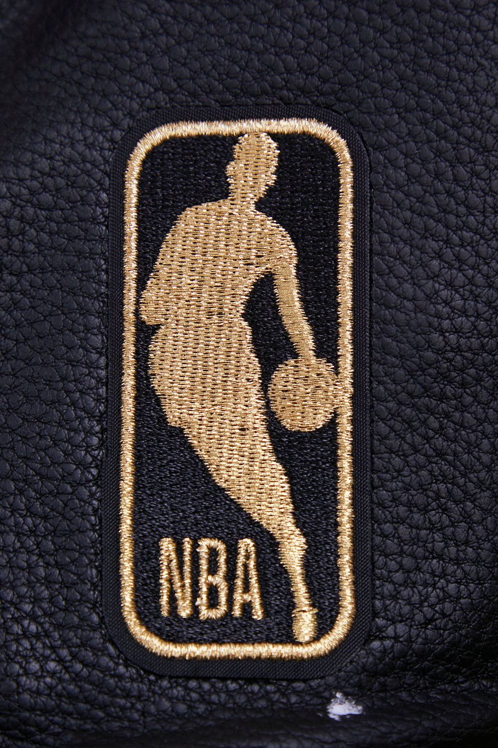 NBA LOS ANGELES LAKERS BLACK & GOLD MEN'S WOOL VARSITY JACKET (JET BLACK)